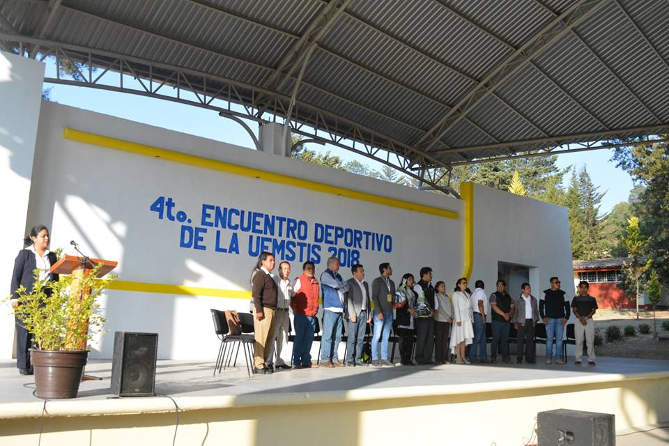 Abanderamiento Delegación Deportiva 4to Encuentro Deportivo UEMSTIS Estatal CBTIS 2